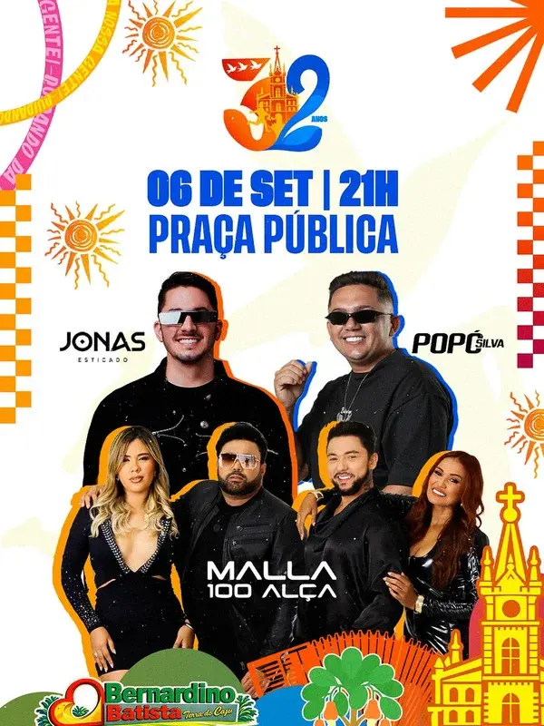 festa dos 32 anos de Emancipação Política